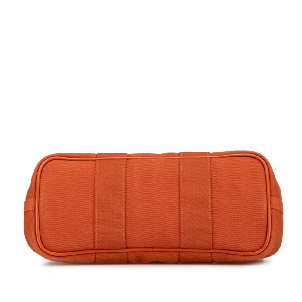 HERMES Orange Leather Pouch - Picture 4 of 8